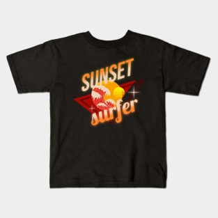 Sunset Surfer Kids T-Shirt